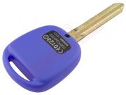 Producto Genérico - Carcasa azul cyan oscuro para telemando con 3 botones de Toyota Carmy,